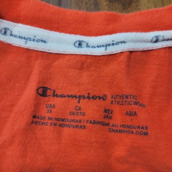 Champion Logo Pullover Crop Tee Size 3X - Picture 3 of 6